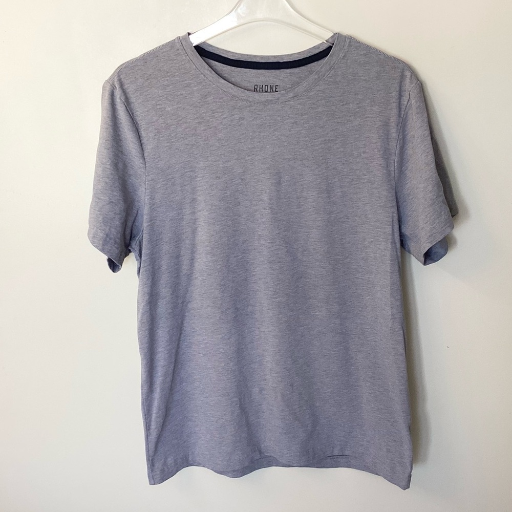Rhone Short Sleeve Crewneck T-Shirt - Gray - L